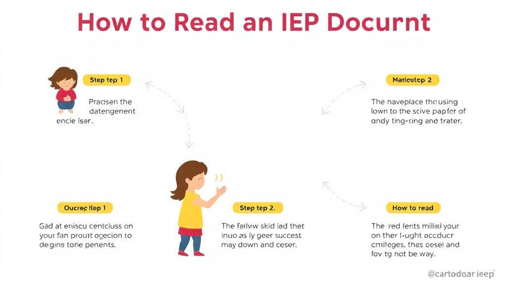 Practical checklist visual for read An Iep Document