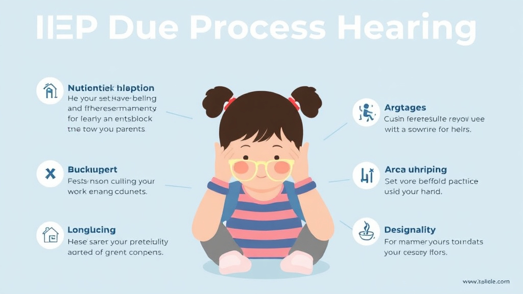 Real-world application diagram for iep Due Process Hearing