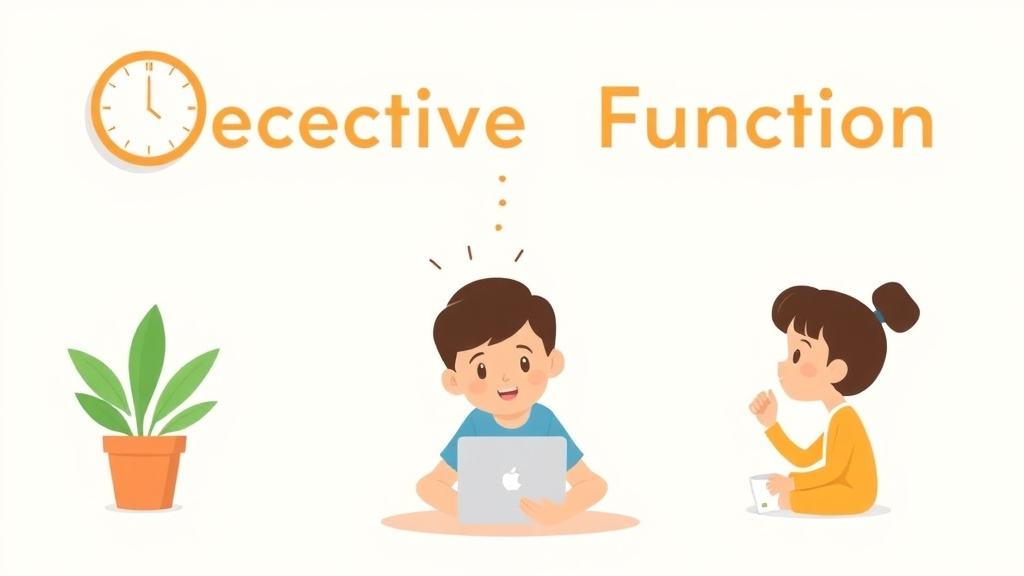 A professional illustration depicting iep Goals For Executive Function