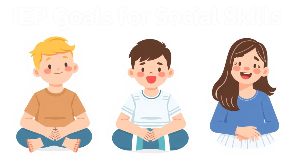 Process flow illustration for putting iep Goals For Social Skills into action