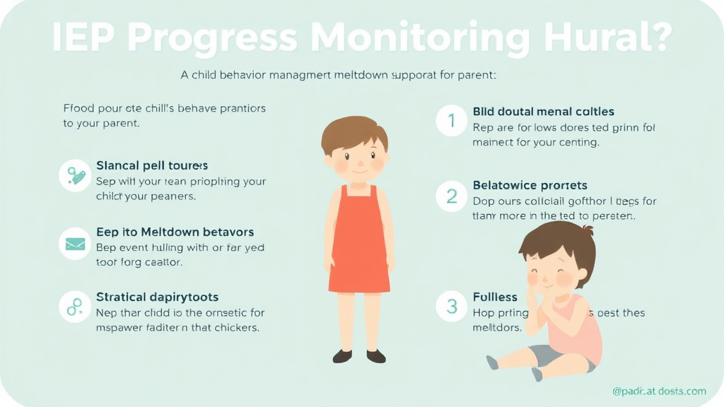 Step-by-step visual guide for implementing iep Progress Monitoring Guide