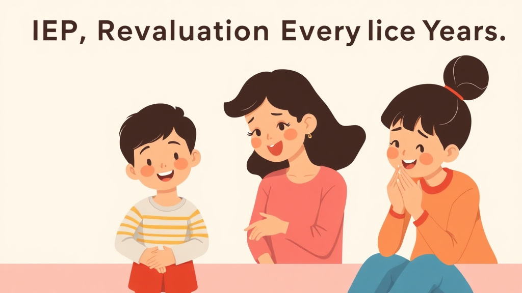 Clear illustration of iep Reevaluation Every Three Years with supporting details