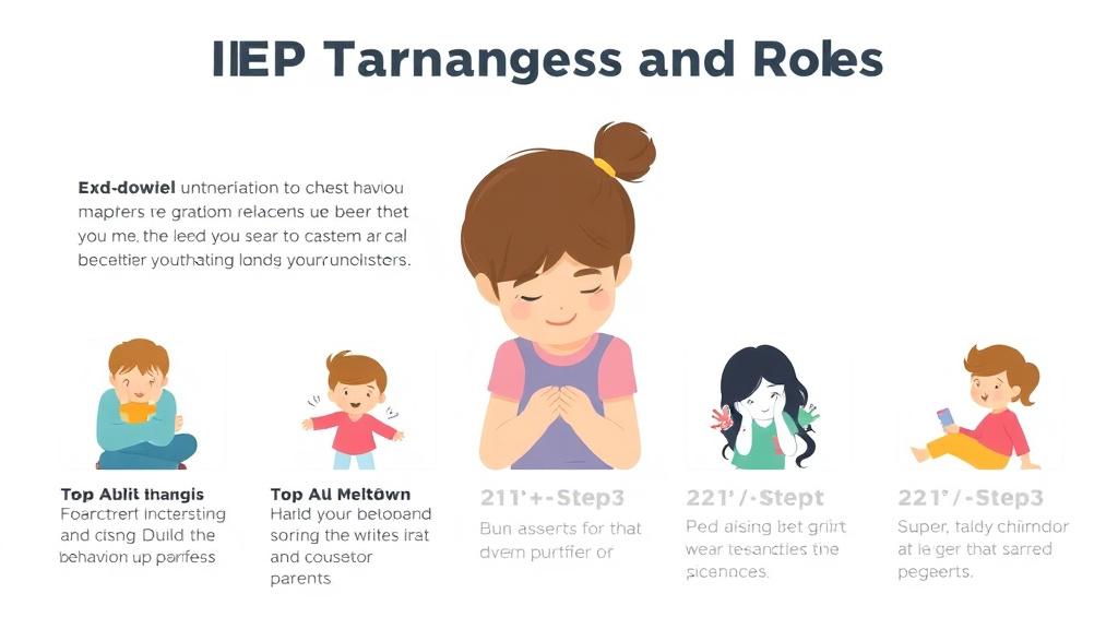 Real-world application diagram for iep Team Members And Roles