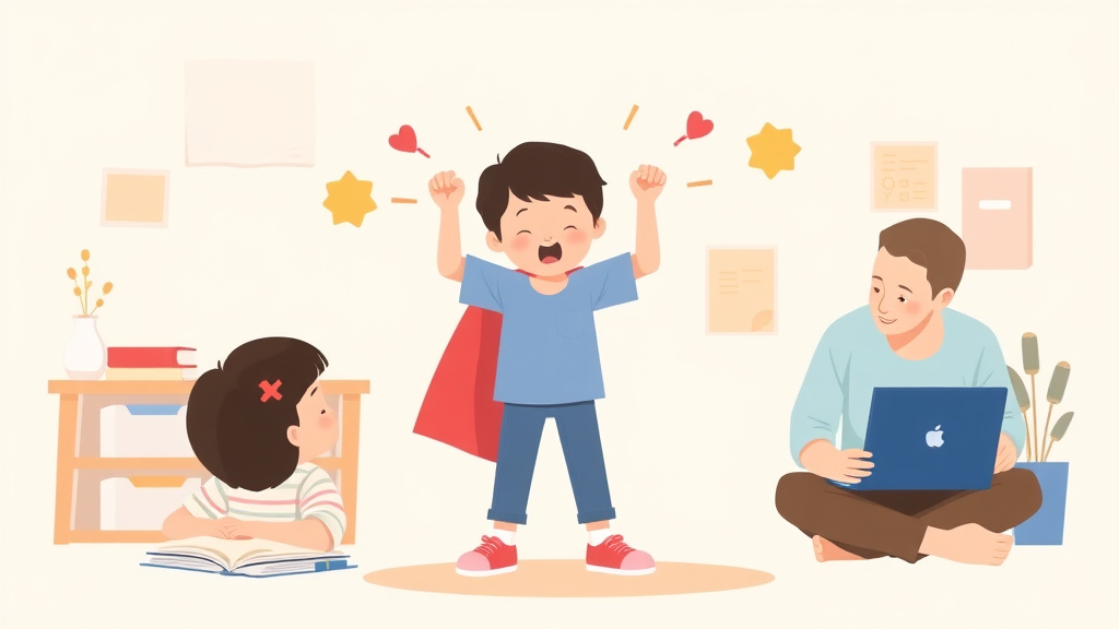 A professional illustration depicting independent Educational Evaluation Iee