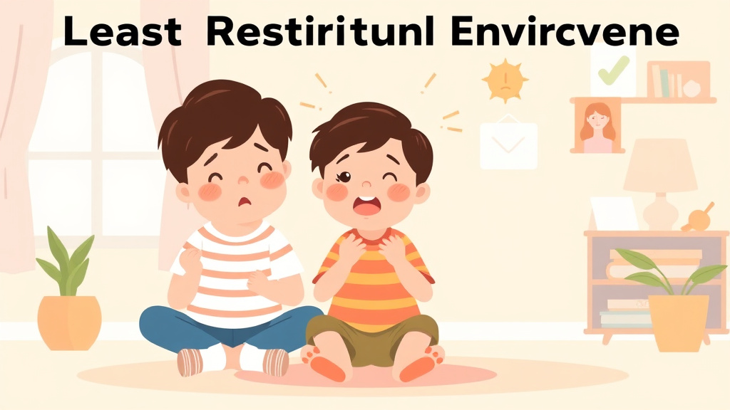 Clear illustration of least Restrictive Environment Lre with supporting details