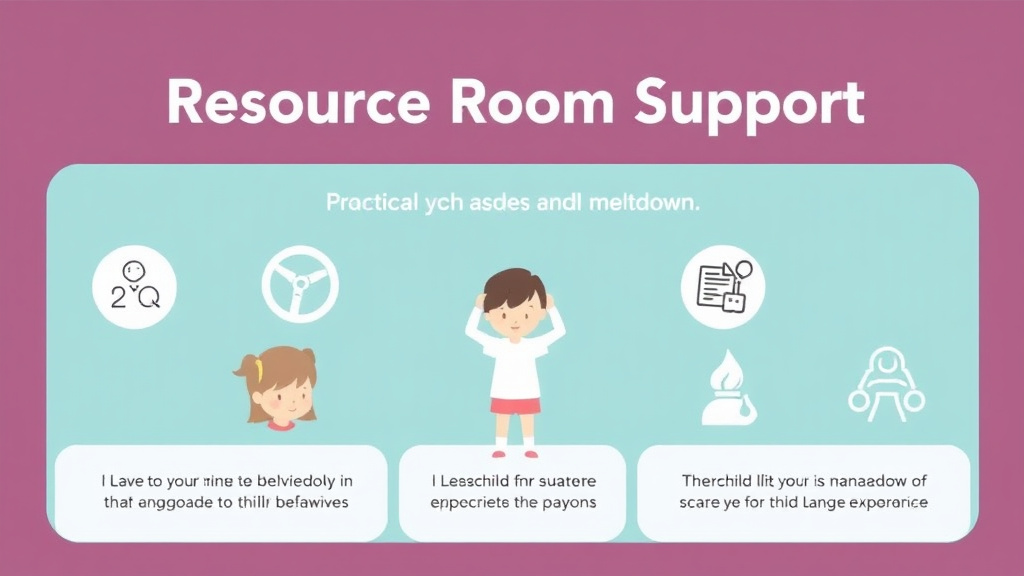 Practical workflow diagram for resource Room Support Iep