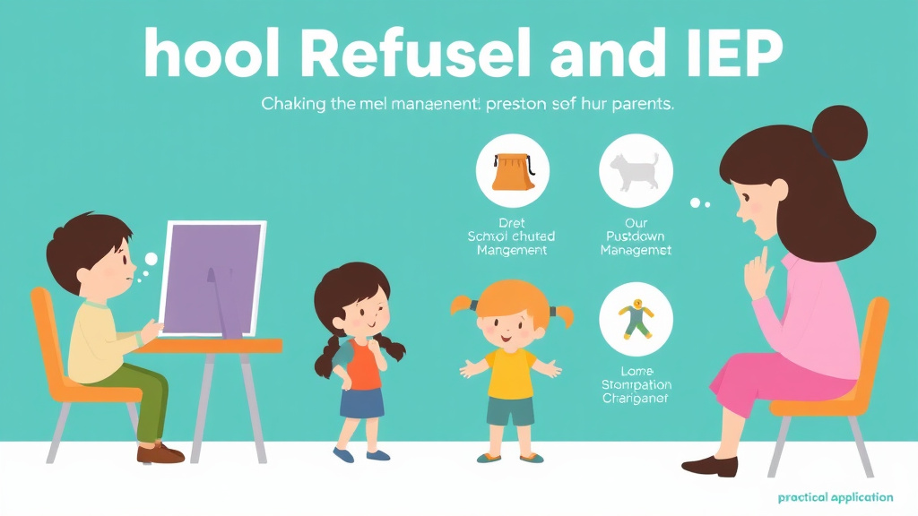 Real-world application diagram for school Refusal And Iep