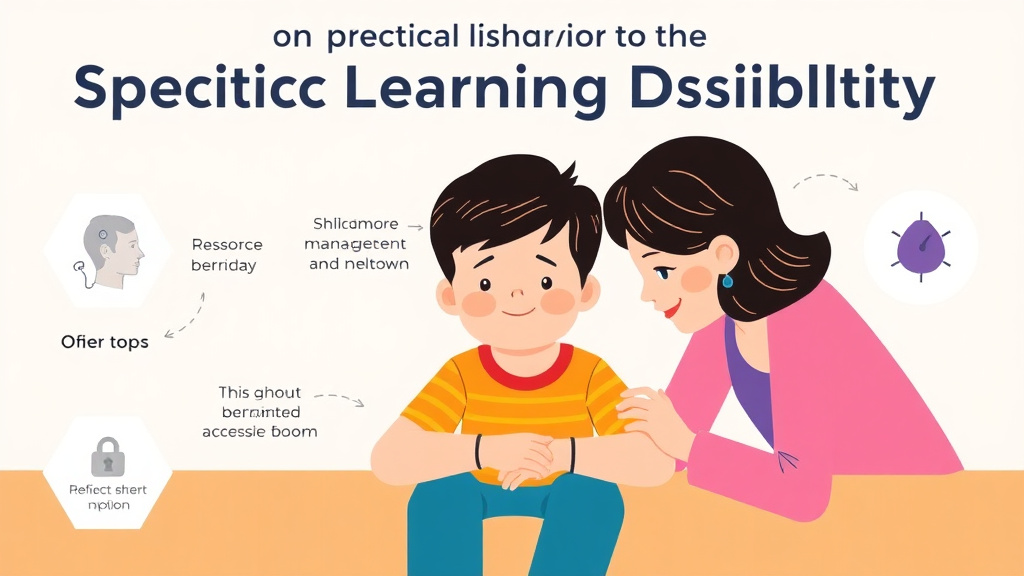 Process flow illustration for putting specific Learning Disability Iep into action