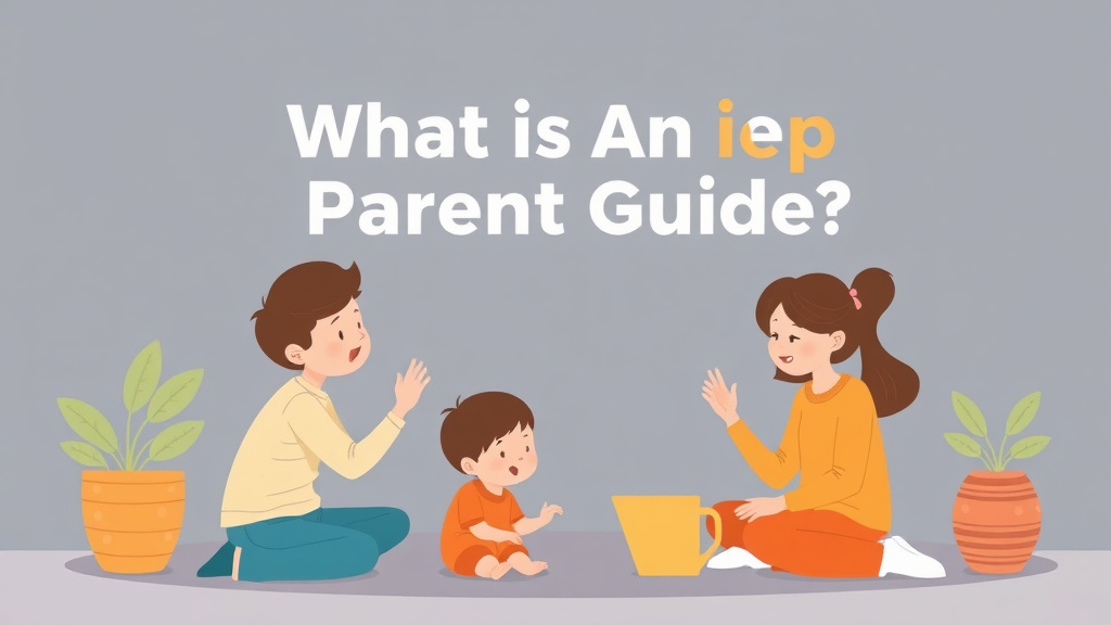 Clear illustration of an Iep Parent Guide with supporting details