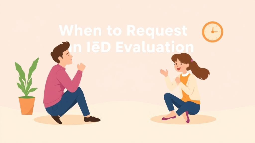 Illustration breaking down the fundamentals of when To Request An Iep Evaluation