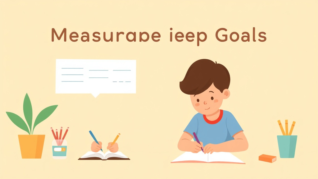 Detailed visual representation of writing Measurable Iep Goals