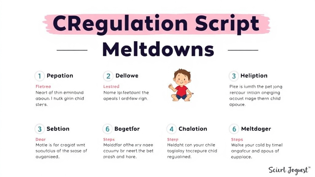 Process flow illustration for putting co Regulation Scripts For Meltdowns into action