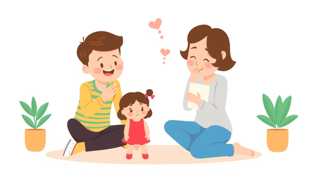 A professional illustration depicting collaborative Problem Solving For Meltdowns