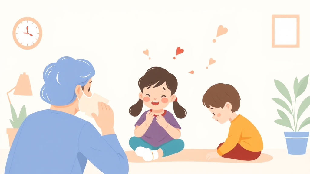 Illustration breaking down the fundamentals of consistent Meltdown Response Across Caregivers