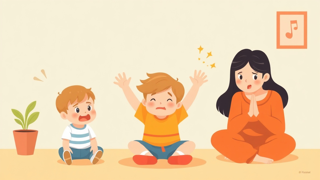 Illustration breaking down the fundamentals of de Escalation For Nonverbal Children