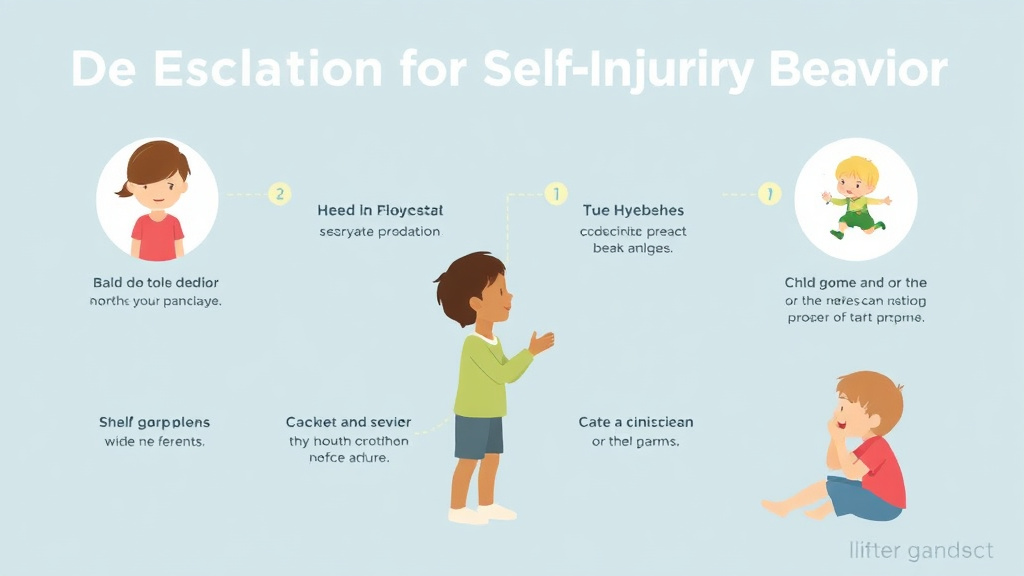 Step-by-step visual guide for implementing de Escalation For Self Injurious Behavior