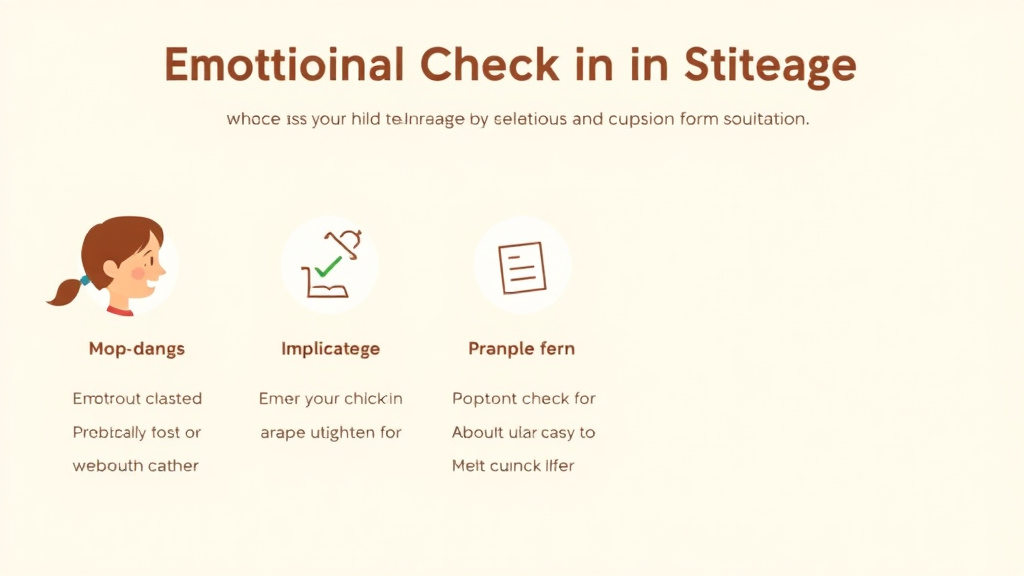Step-by-step visual guide for implementing emotional Check In Strategies