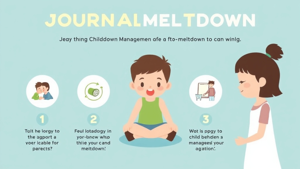 Practical checklist visual for journaling After A Meltdown