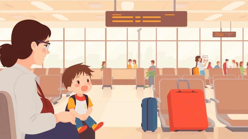 An informative visual explaining managing a Meltdown at the Airport for beginners and professionals