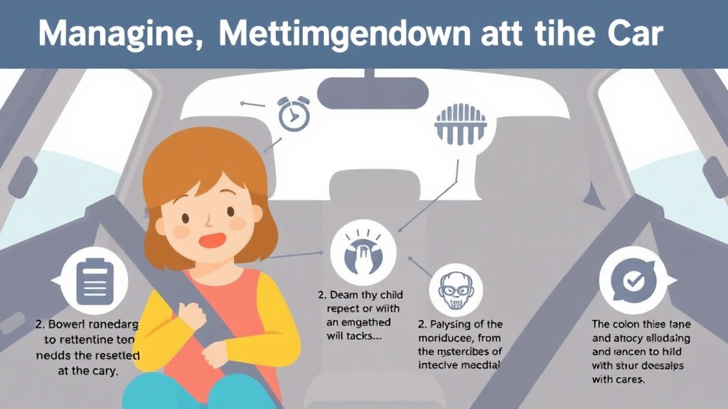 Practical checklist visual for managing a Meltdown at the Car