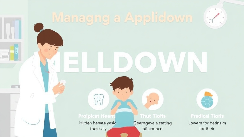 Practical workflow diagram for managing a Meltdown at the Dentist