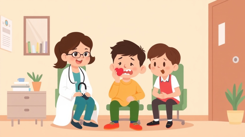 Detailed visual representation of managing a Meltdown at the Doctors Office