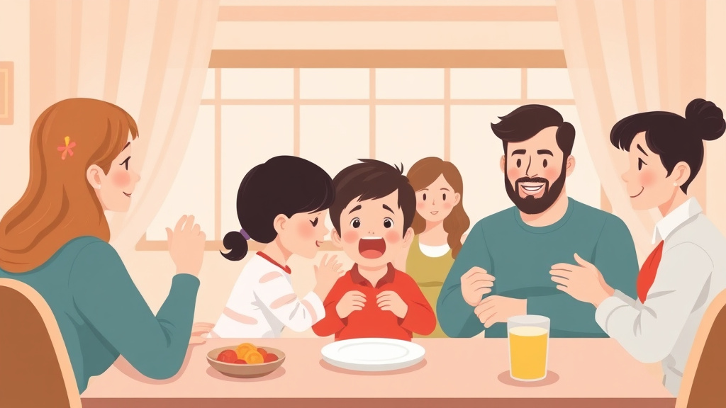 An informative visual explaining managing a Meltdown at the Family Gathering for beginners and professionals