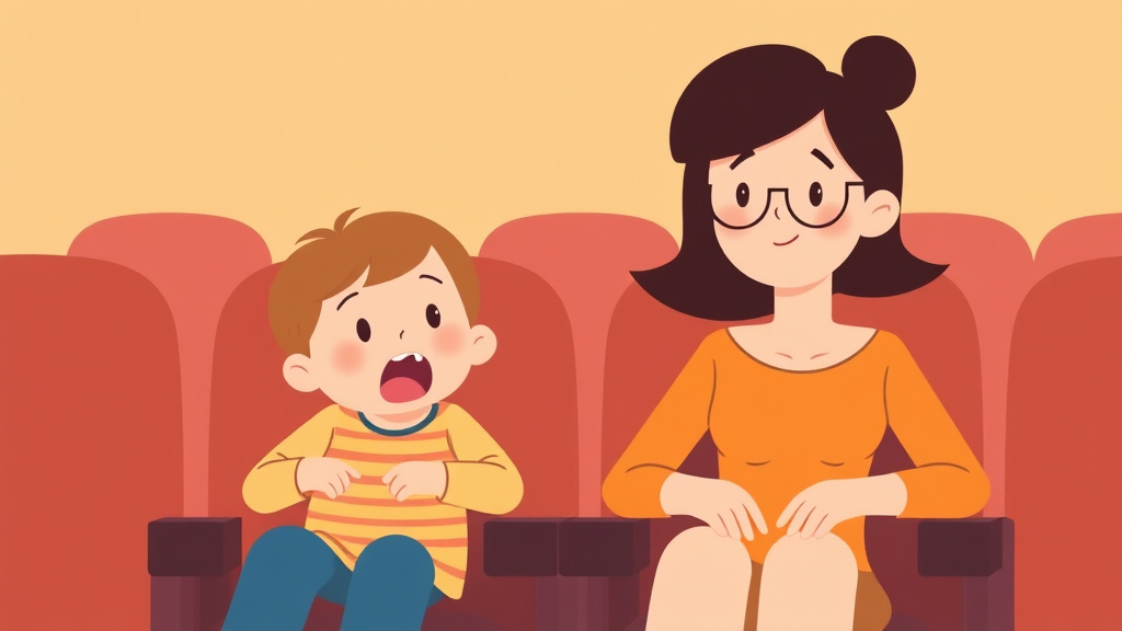 Educational graphic covering the essentials of managing a Meltdown at the Movie Theater