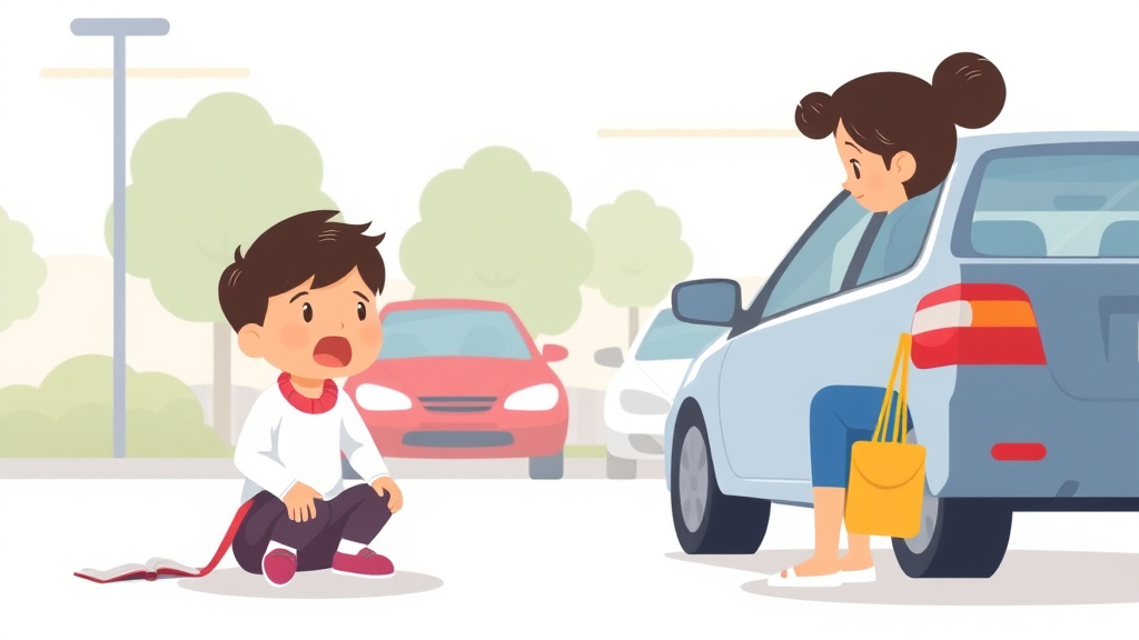 Detailed visual representation of managing a Meltdown at the Parking Lot