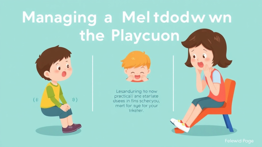 Step-by-step visual guide for implementing managing a Meltdown at the Playground