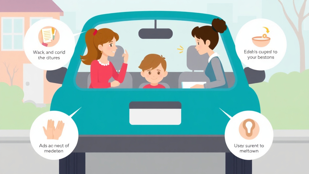 Practical workflow diagram for managing a Meltdown at the School Pickup