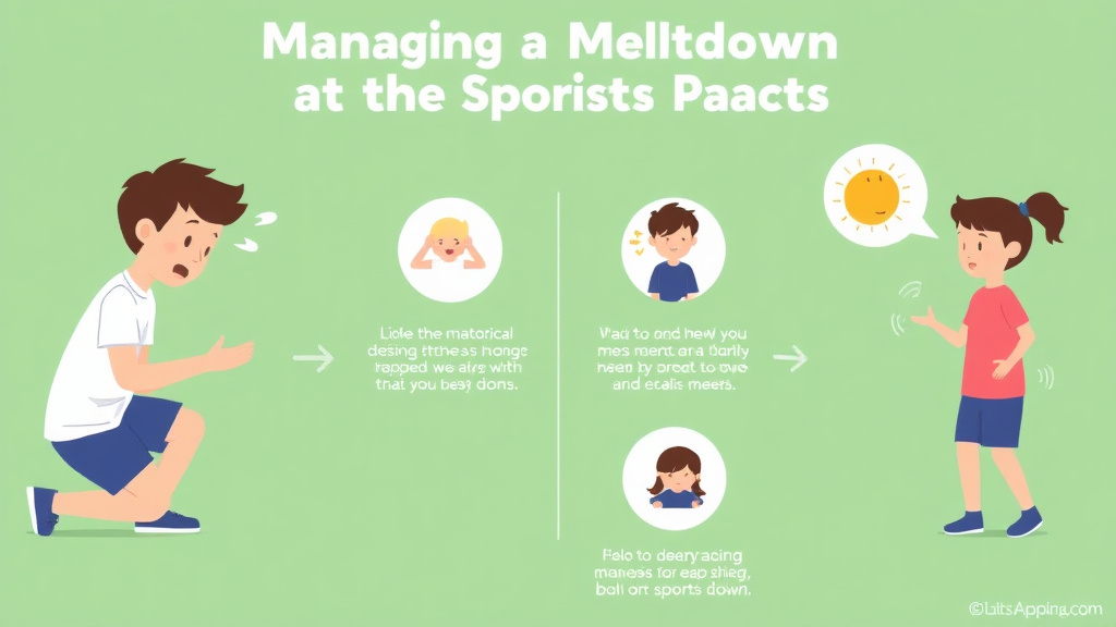 Real-world application diagram for managing a Meltdown at the Sports Practice