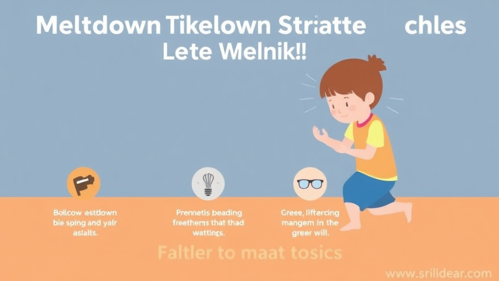 Practical workflow diagram for meltdown Strategies That Work for 5 Year Olds