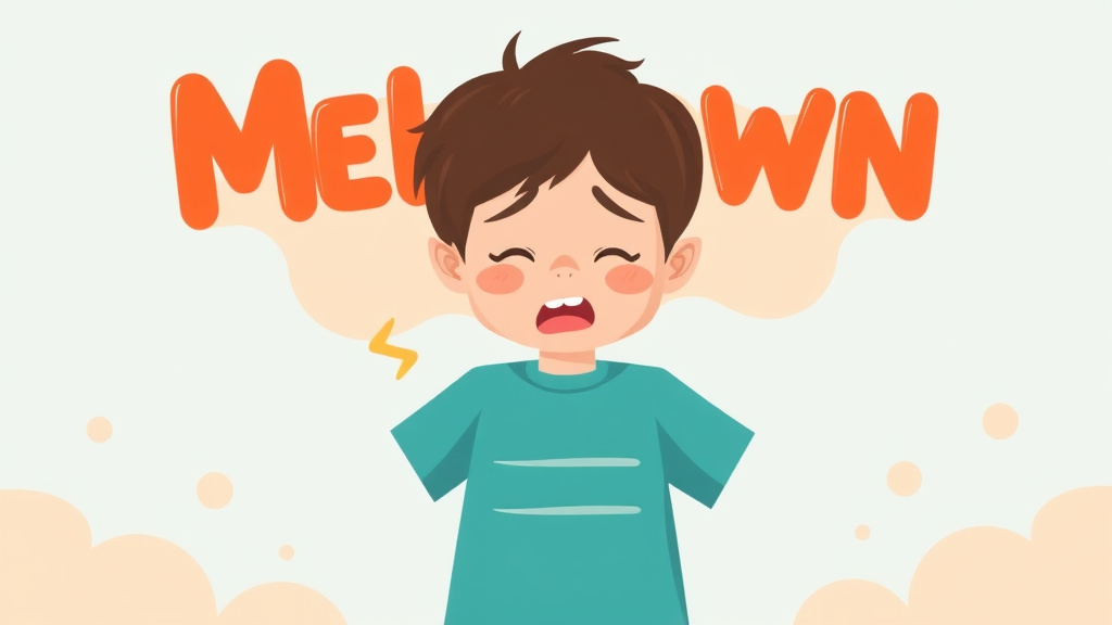 Illustration breaking down the fundamentals of meltdown Strategies That Work for 6 Year Olds