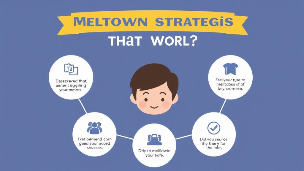 Action-oriented illustration showing how to apply meltdown Strategies That Work for 9 Year Olds