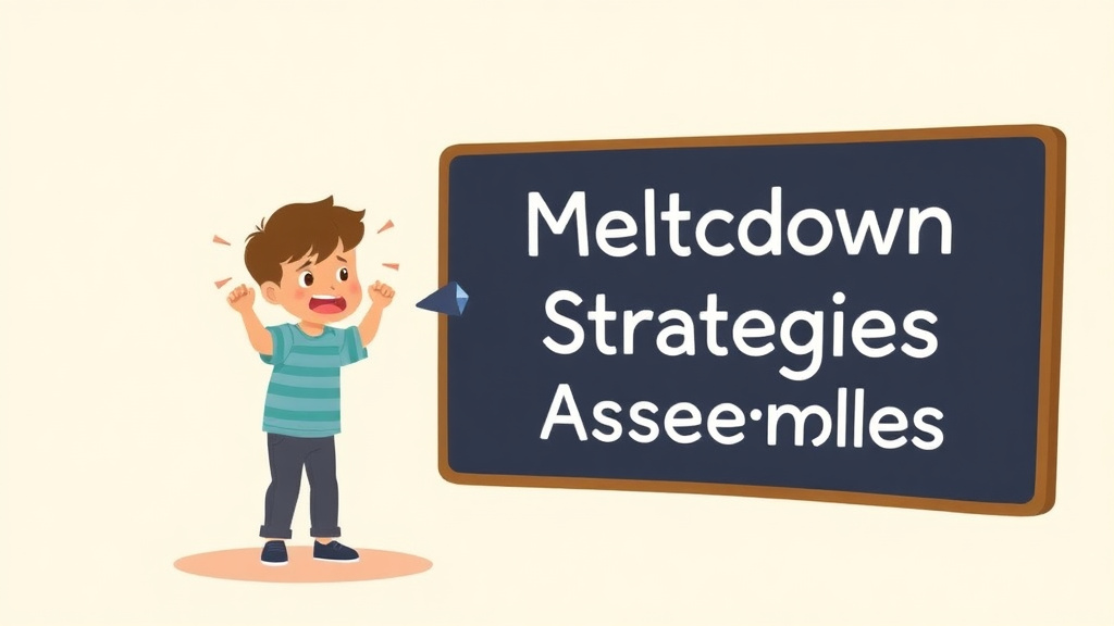 Conceptual diagram showing how meltdown Strategies For Assemblies works in practice