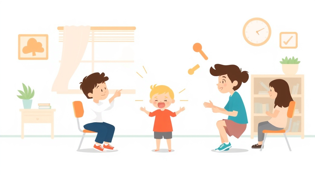 Illustration breaking down the fundamentals of meltdown Strategies For Daycare