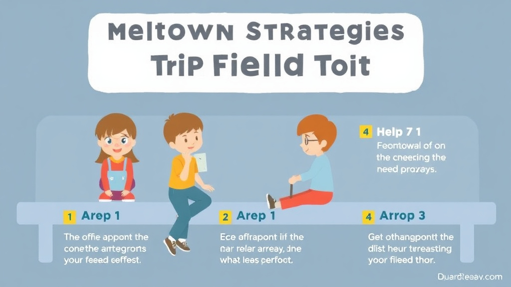 Practical checklist visual for meltdown Strategies For Field Trips