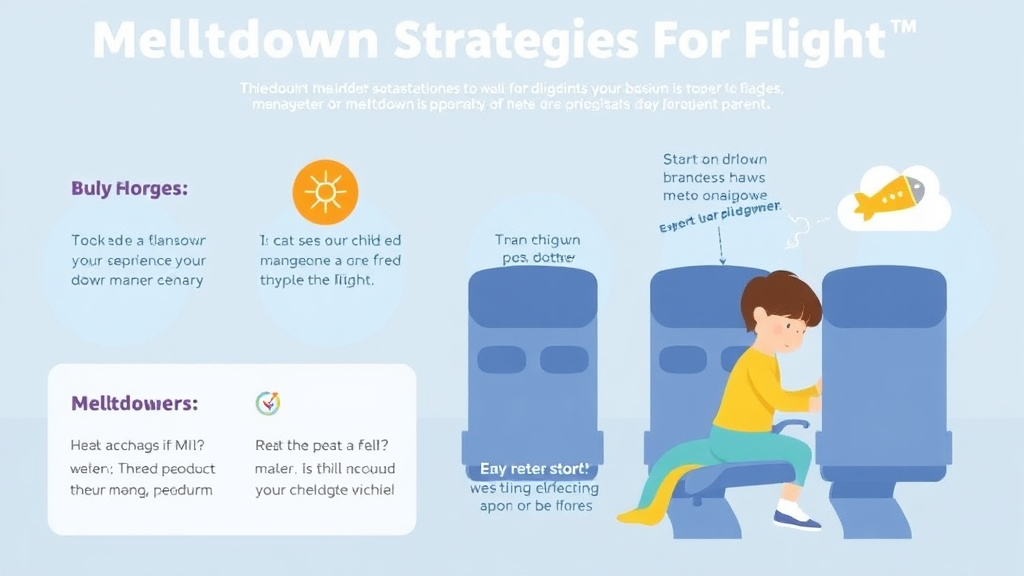 Action-oriented illustration showing how to apply meltdown Strategies For Flights