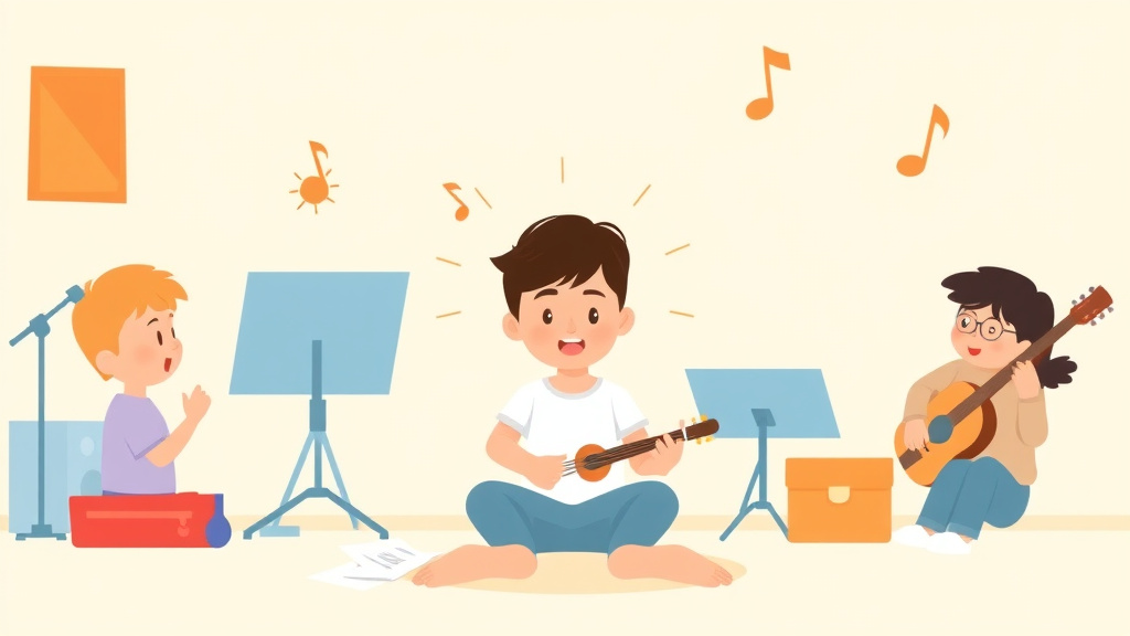 Illustration breaking down the fundamentals of meltdown Strategies For Music Class