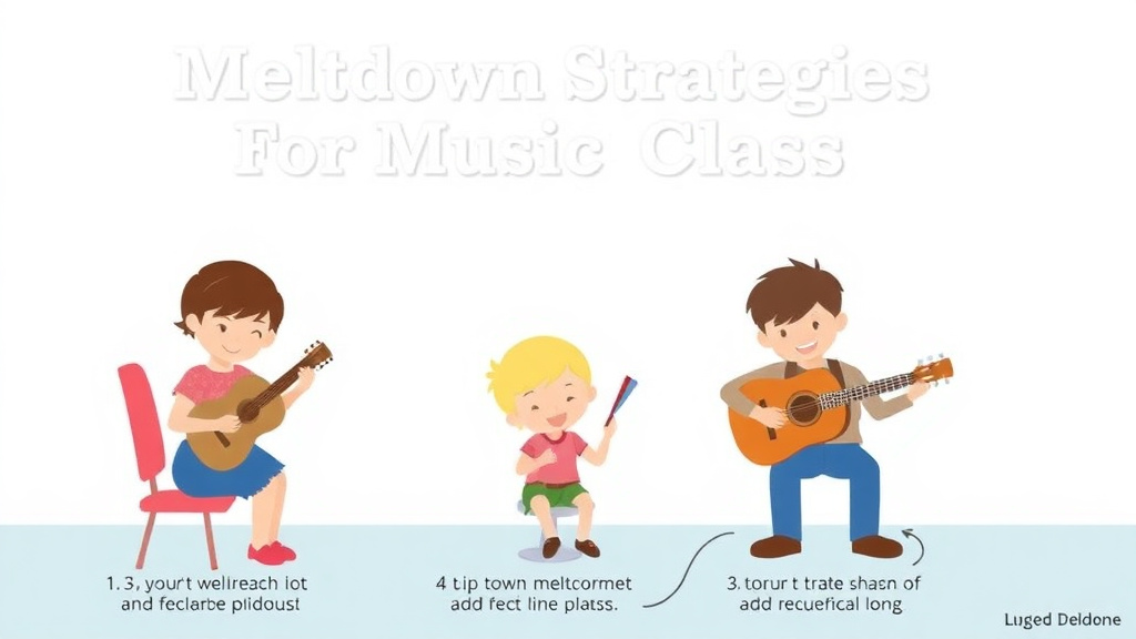 Real-world application diagram for meltdown Strategies For Music Class