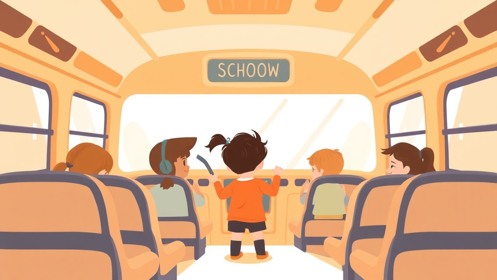 Clear illustration of meltdown Strategies For School Bus with supporting details