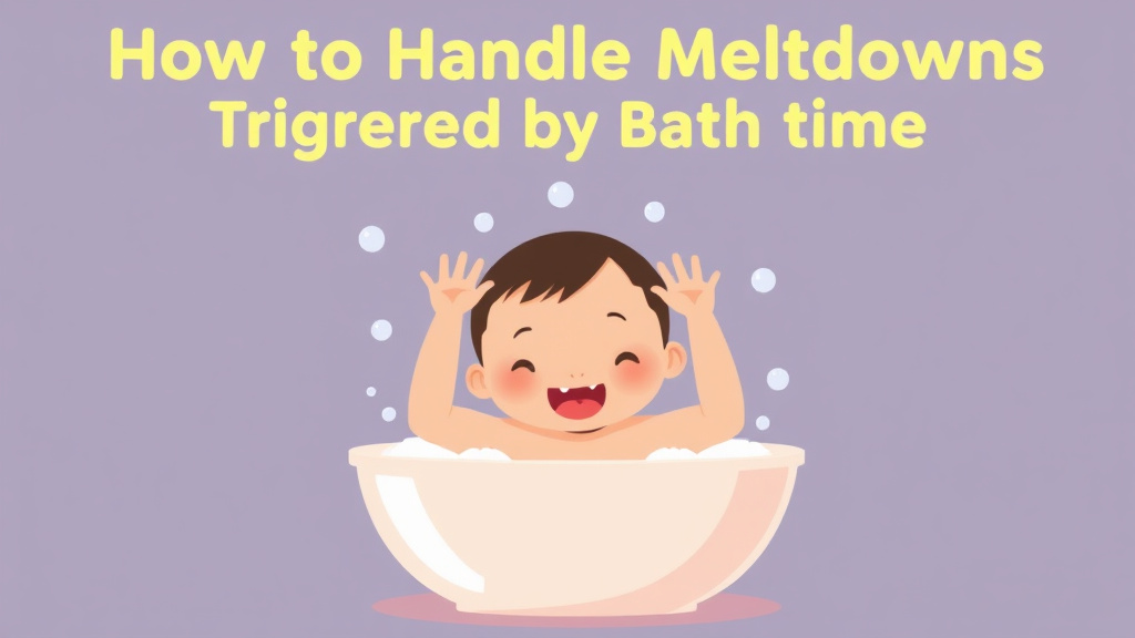 Detailed visual representation of handle Meltdowns Triggered by Bath Time