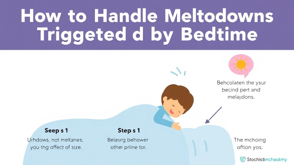 Real-world application diagram for handle Meltdowns Triggered by Bedtime