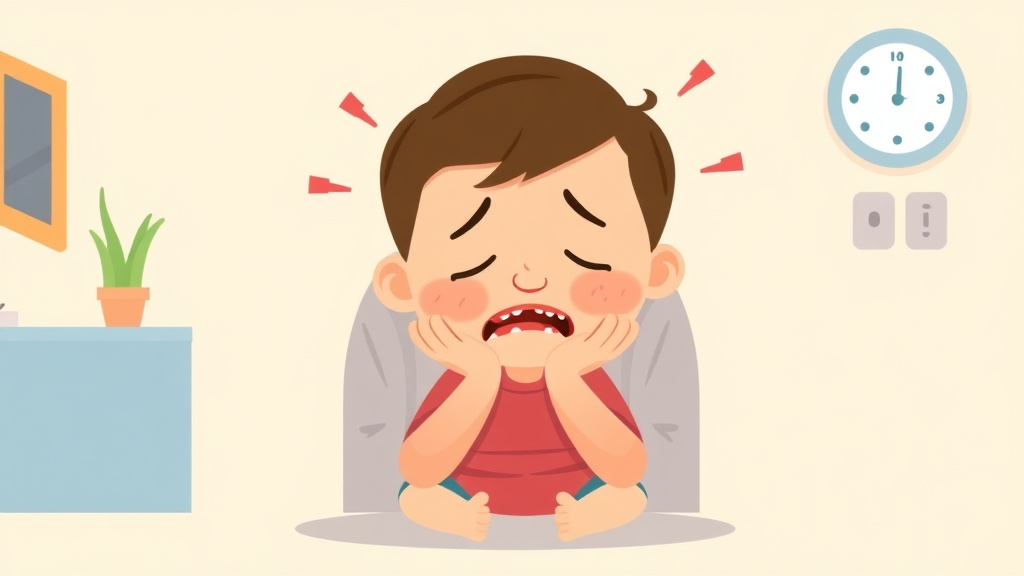 A professional illustration depicting handle Meltdowns Triggered by Doctor Visits