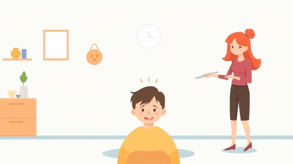 Illustration breaking down the fundamentals of handle Meltdowns Triggered by Haircuts