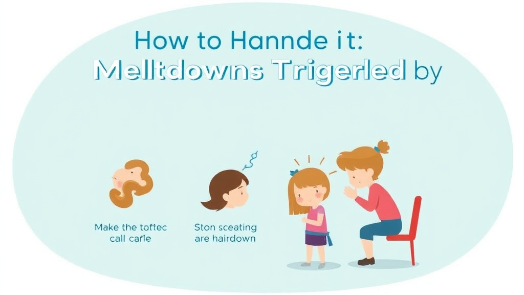 Step-by-step visual guide for implementing handle Meltdowns Triggered by Haircuts