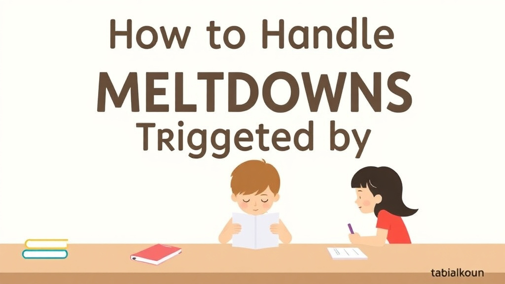 Practical workflow diagram for handle Meltdowns Triggered by Homework