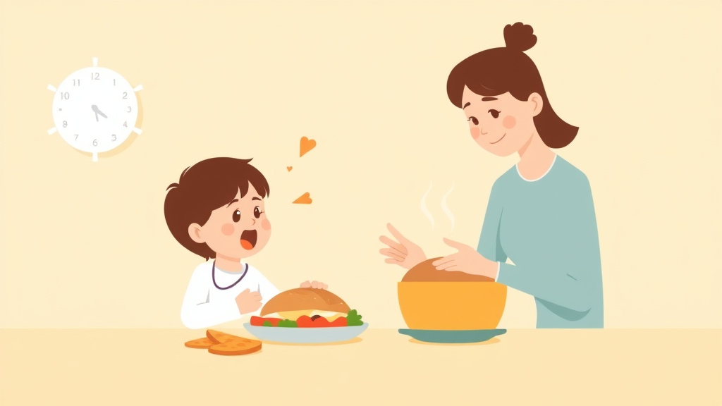 Conceptual diagram showing how handle Meltdowns Triggered by New Foods works in practice