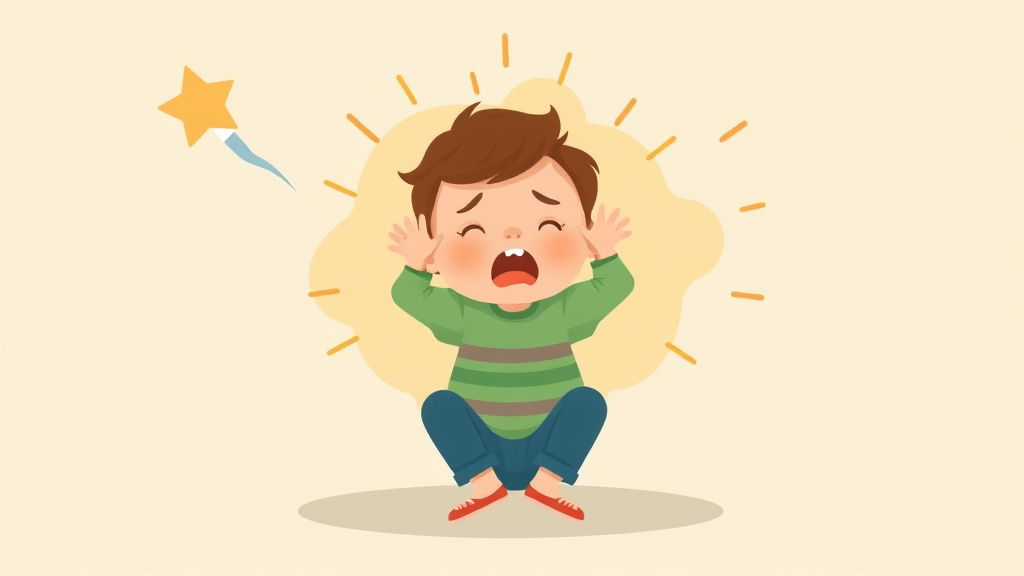 Illustration breaking down the fundamentals of handle Meltdowns Triggered by Sensory Overload